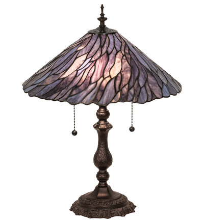 Meyda Lighting 218128 21" High Willow Jadestone Table Lamp