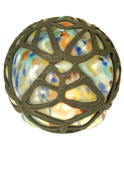 Meyda Lighting 22118 4.75"H Castle Butterfly Orb Shade