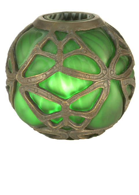 Meyda Lighting 22120 6"H Castle Butterfly Orb Shade