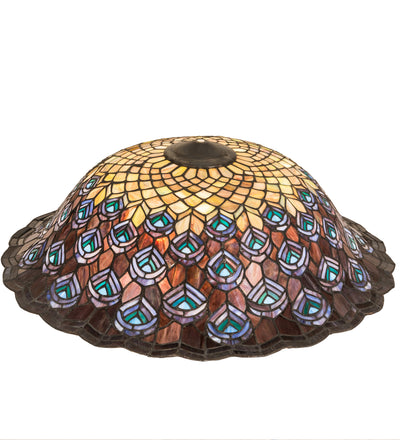 Meyda Lighting 23950 24"W Tiffany Peacock Feather Shade