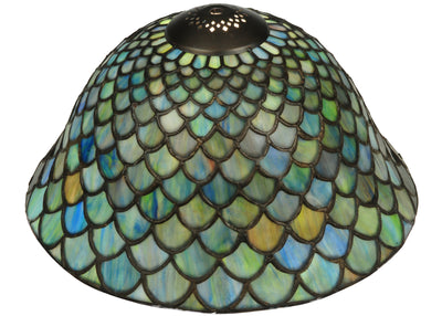 Meyda Lighting 23953 12"W Tiffany Fishscale Shade