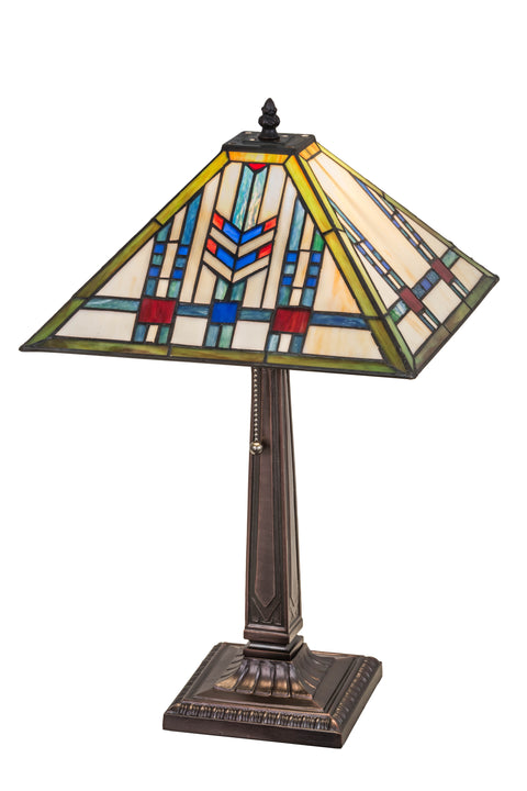 Meyda Lighting 26513 22"H Prairie Wheat Table Lamp