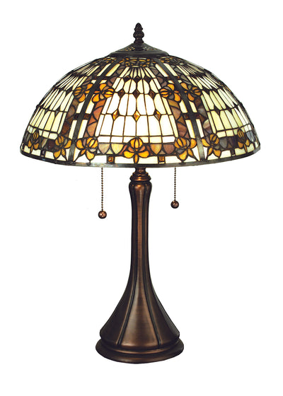 Meyda Lighting 27031 22.5"H Fleur de lis Table Lamp