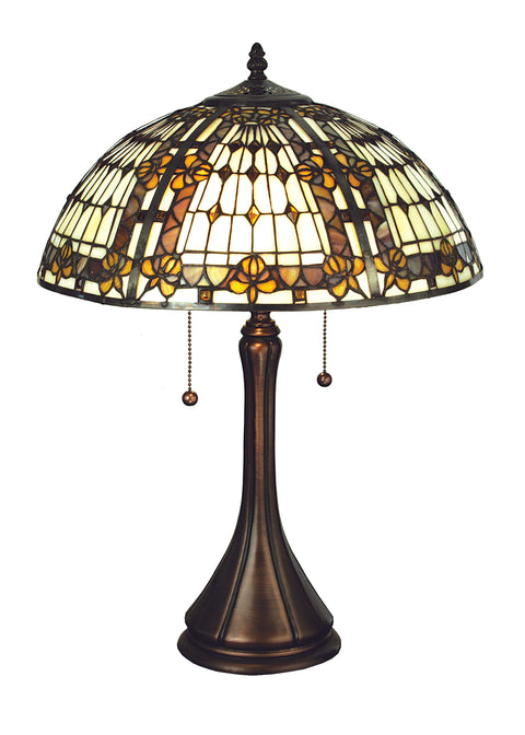 Meyda Lighting 27031 22.5"H Fleur de lis Table Lamp