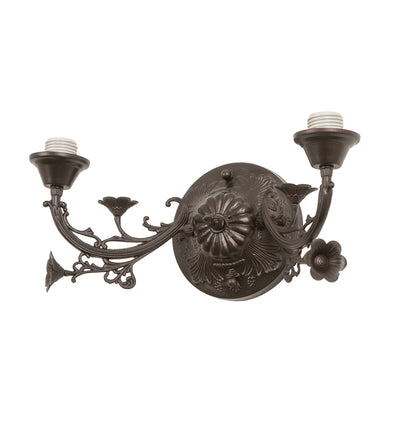 Meyda Lighting 27061 16"W Victorian 2 LT Wall Sconce Hardware