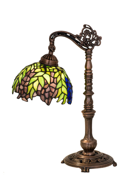 Meyda Lighting 27167 19"H Tiffany Honey Locust Desk Lamp