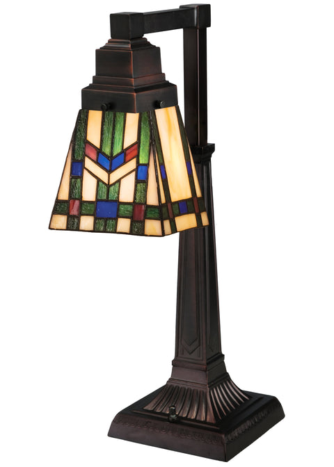 Meyda Lighting 27656 19.5"H Prairie Wheat Desk Lamp