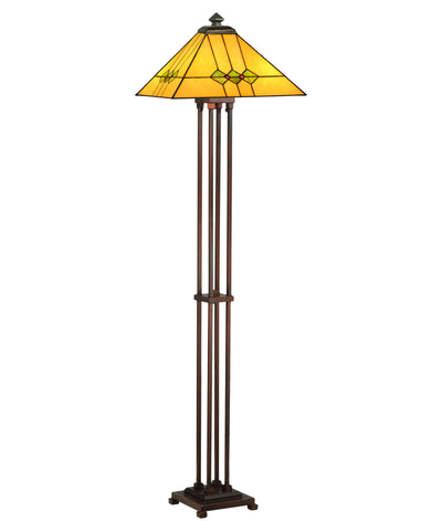 Meyda Lighting 27854 63"H Martini Mission Floor Lamp