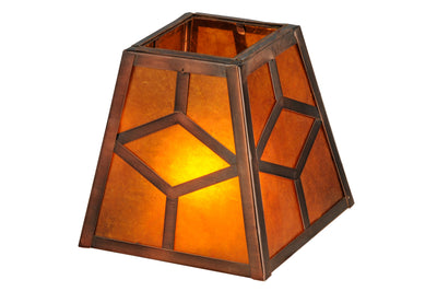 Meyda Lighting 27880 5"Sq Diamond Craftsman Shade