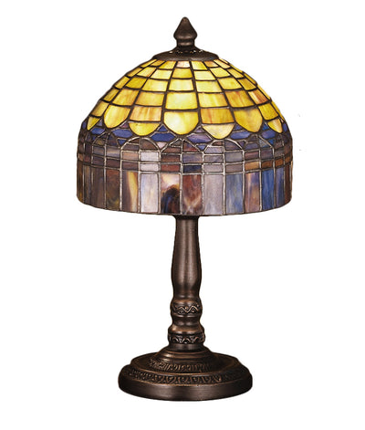 Meyda Lighting 29485 14"H Tiffany Candice Mini Lamp