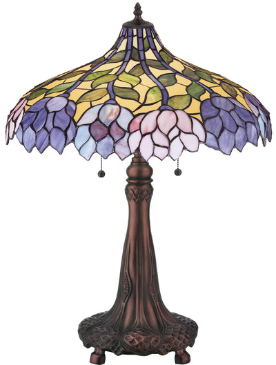 Meyda Lighting 30452 26"H Wisteria Table Lamp