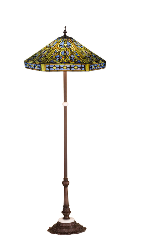 Meyda Lighting 31116 63"H Tiffany Elizabethan Floor Lamp.602