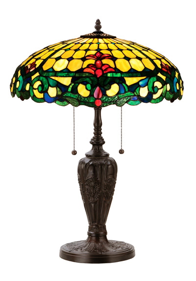 Meyda Lighting 31156 24"H Duffner & Kimberly Colonial Table Lamp