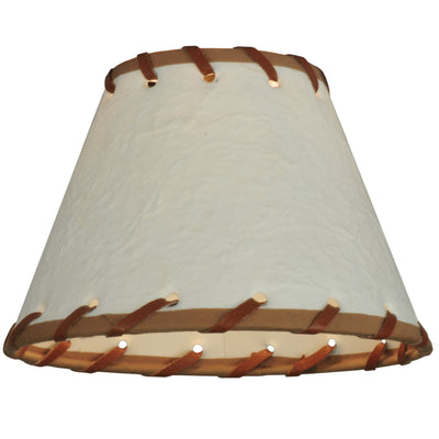 Meyda Lighting 37252 6.25"W X 4.25"H Parchment & Rawhide Shade