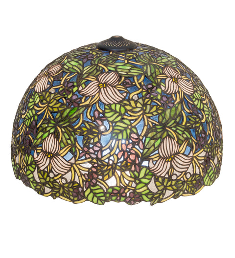 Meyda Lighting 47843 20"W Trillium & Violet Shade