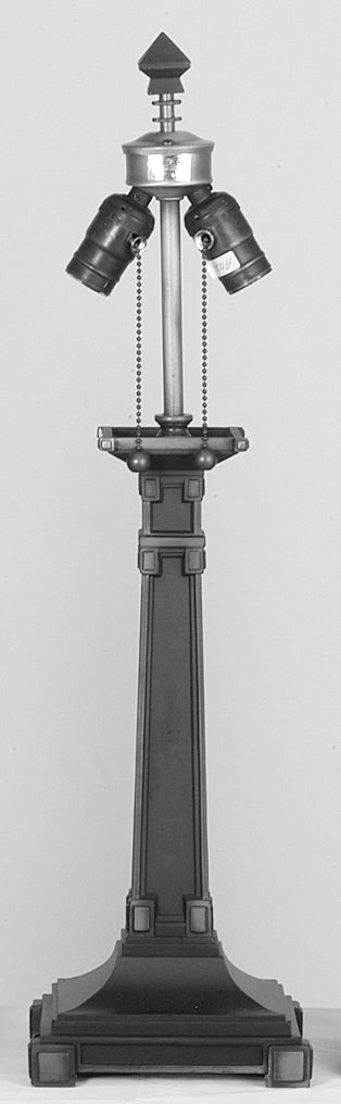 Meyda Lighting 48223 24" BLOCKS MISSION BASE/2LT"V"
