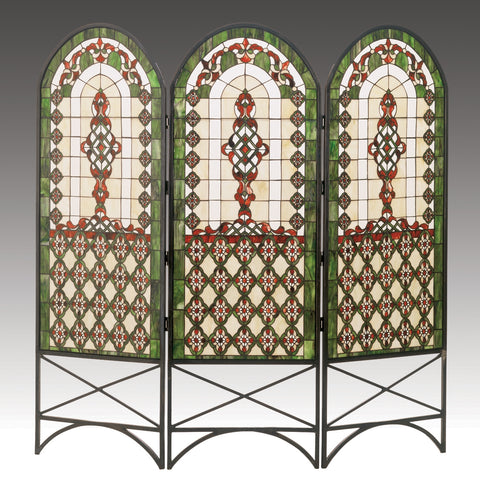 Meyda Lighting 48809 60"W X 58"H Quatrefoil Classical Room Divider