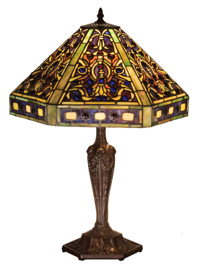 Meyda Lighting 48832 23.5"H Tiffany Elizabethan Table Lamp