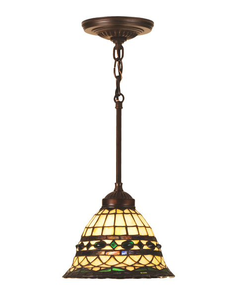 Meyda Lighting 48921 8"W Tiffany Roman Mini Pendant.602