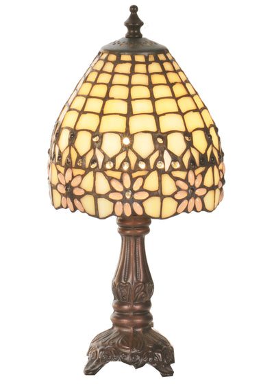 Meyda Lighting 49190 13"H Victorian Flourish Mini Lamp