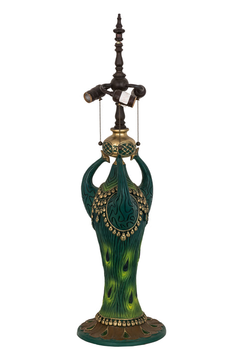 Meyda Lighting 49871 35"H Peacock 3 LT Table Base