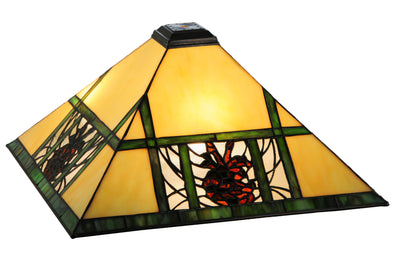 Meyda Lighting 156887 17"Sq Pinecone Ridge Shade