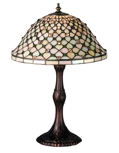 Meyda Lighting 52010 20"H Diamond & Jewel Table Lamp