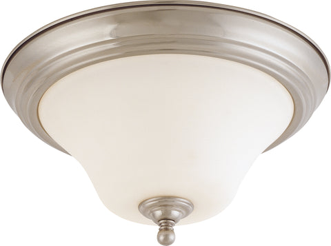 Nuvo Lighting 60/1825 Dupont 2 Light 13 Inch Flush Mount with Satin White Glass