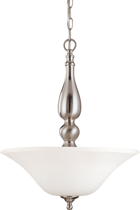 Nuvo Lighting 60/1828 Dupont 3 Light Pendant with Satin White Glass