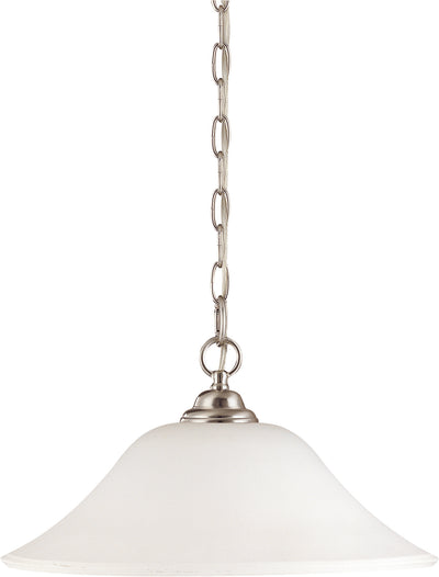 Nuvo Lighting 60/1829 Dupont 1 Light 16 Inch Hanging Dome with Satin White Glass