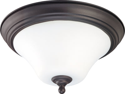 Nuvo Lighting 60/1844 Dupont 1 Light 11 Inch Flush Mount with Satin White Glass