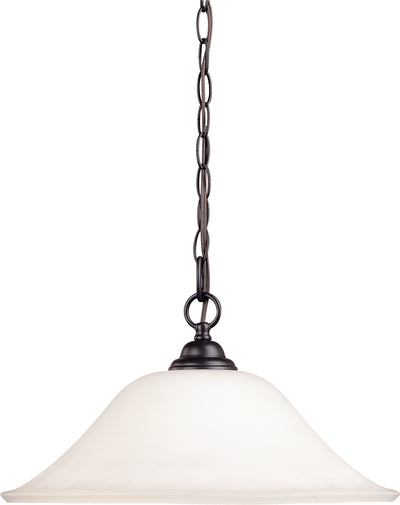Nuvo Lighting 60/1849 Dupont 1 Light 16 Inch Hanging Dome with Satin White Glass