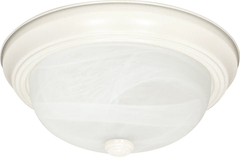 Nuvo Lighting 60/223 3 Light 15 Inch Flush Mount Alabaster Glass