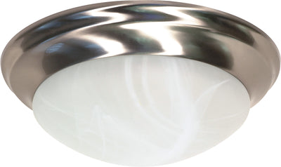 Nuvo Lighting 60/284 2 Light 14 Inch Flush Mount Twist and Lock with Alabaster Glass