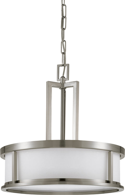 Nuvo Lighting 60/2857 Odeon 4 Light Pendant with Satin White Glass