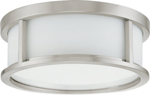 Nuvo Lighting 60/2859 Odeon 2 Light 13 Inch Flush Dome with Satin White Glass