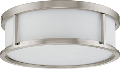 Nuvo Lighting 60/2864 Odeon 3 Light 17 Inch Flush Dome with Satin White Glass