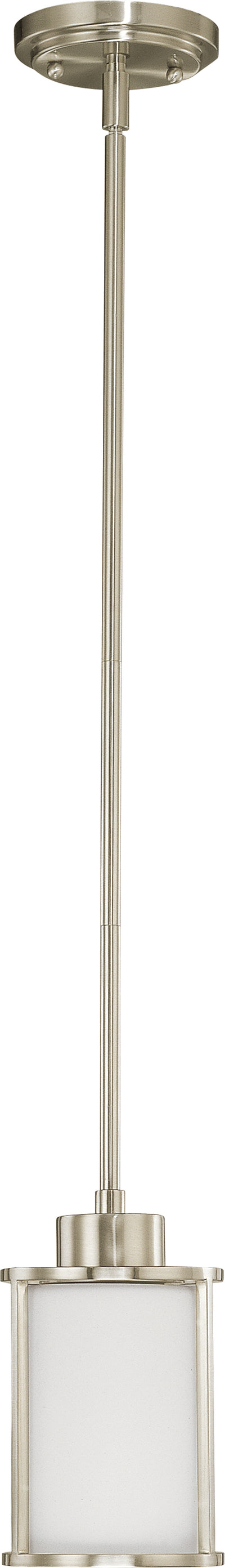 Nuvo Lighting 60/2866 Odeon 1 Light Mini Pendant with Satin White Glass