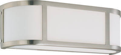 Nuvo Lighting 60/2871 Odeon 2 Light Wall Mount Sconce Sconce with Satin White Glass