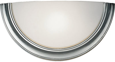 Nuvo Lighting 60/2951 1 light GU24 BASED SCONCE BR NICKEL/OPAL WHITE GLASS