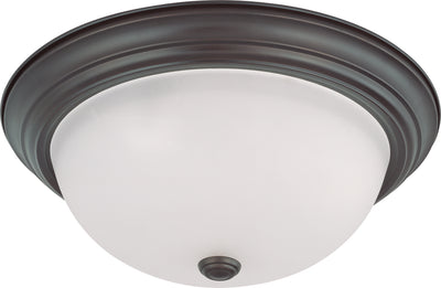 Nuvo Lighting 60/3147 3 Light 15 Inch Flush Mount with Frosted White Glass