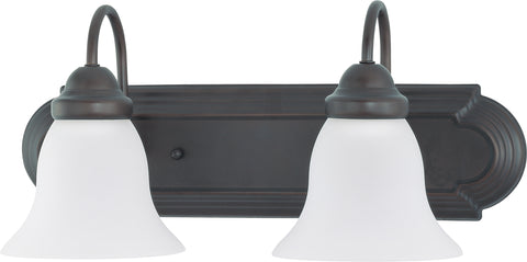 Nuvo Lighting 60/3161 Ballerina 2 Light 18 Inch Vanity with Frosted White Glass