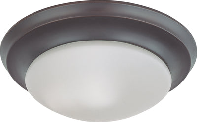 Nuvo Lighting 60/3175 1 Light 12 Inch Flush Mount Twist and Lock with Frosted White Glass