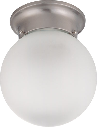 Nuvo Lighting 60/3249 1 Light 6 Inch Ceiling Mount with Frosted White Glass
