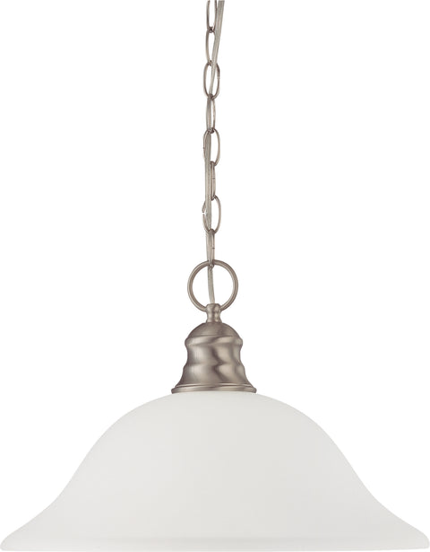 Nuvo Lighting 60/3258 1 Light 16 Inch Pendant with Frosted White Glass