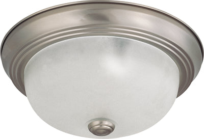 Nuvo Lighting 60/3261 2 Light 11 Inch Flush Mount with Frosted White Glass