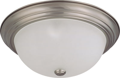 Nuvo Lighting 60/3263 3 Light 15 Inch Flush Mount with Frosted White Glass