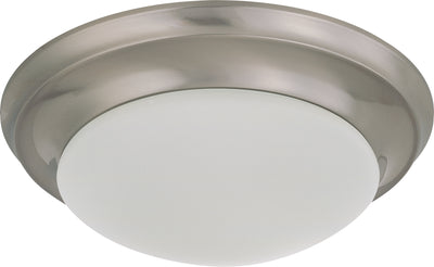 Nuvo Lighting 60/3271 1 Light 12 Inch Flush Mount Twist & Lock with Frosted White Glass