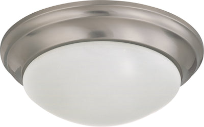 Nuvo Lighting 60/3272 2 Light 14 Inch Flush Mount Twist and Lock with Frosted White Glass