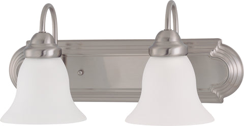 Nuvo Lighting 60/3278 Ballerina 2 Light 18 Inch Vanity with Frosted White Glass